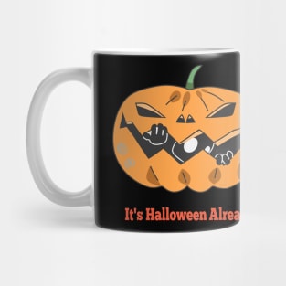 Huge Halloween Pumpkin Mug